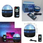 چراغ خواب و رقص نور LED مدل Q6 با ریموت کنترل - تصویر 3