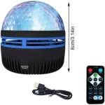چراغ خواب و رقص نور LED مدل Q6 با ریموت کنترل - تصویر 4